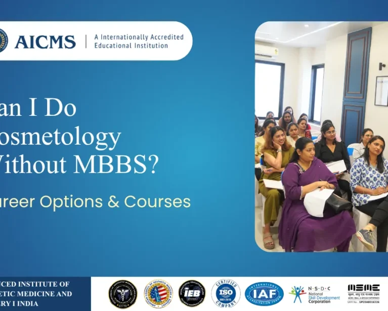 career options for Cosmetology courses Without MBBS